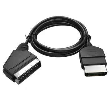 1.8 M/6FT 24Pin RGB Scart AV Conduce Cablu Audio-Video Conector pentru X-BOX Clasic consola