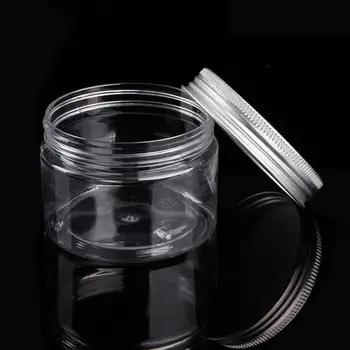 30/40/50/60/80/100/120/200/250ML Cosmetic Călătorie Sticlă Goală Borcan Rotund de Aluminiu Capac Capac din Plastic Balsam de Buze Make-up de Îmbuteliere Cutie