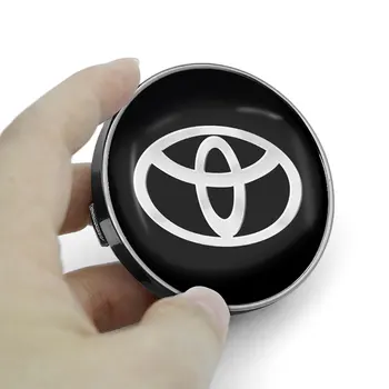 4BUC accesorii Auto Masina capac roată modificarea centru logo-ul de decorare Pentru Toyota Prado Rav4 Auris Avensis Corolla Verso Yaris