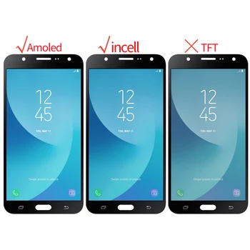 5pcs/10buc amoled/TFT Pentru Samsung Galaxy J7 J700 J700H J700M J700F Display LCD Touch Screen Digitizer Asamblare