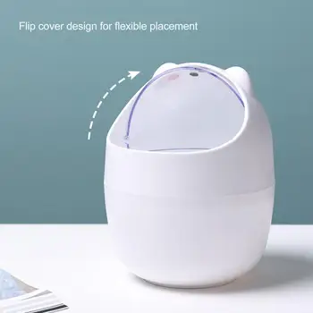 Coș de Gunoi Mini Multifunctionale Refolosibile Desktop Desene animate Minunat de Depozitare a Gunoiului Coș pentru Interior