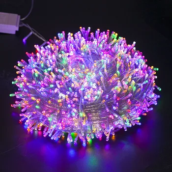 Craciun cu LED-uri Șir Lumina 100M 1000LED Zână Sclipire Decor de Lumini Cu 8 Moduri Clipește Pentru o Petrecere de Nunta, Xmas Tree Garden