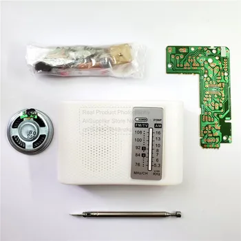 DIY Radio Kit Electronice Componente SUNT FM Productie Asamblare Electronice de Sudare Formare 76-108MHz CD9088 Cip