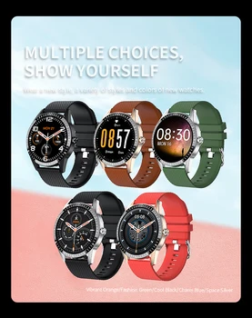 Full Touch Stil de Afaceri Y20 Ceas Inteligent Bărbați Suport Bluetooth Apel Monitor de Ritm Cardiac Smartwatch pentru Android, IOS, Telefon PK G20