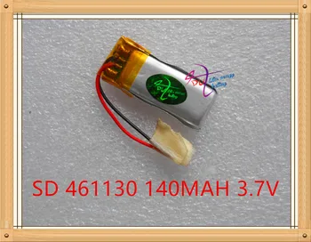L gradul de energie 3.7 V litiu polimer baterie 461130 MP3 MP4 140MAH setul cu cască Bluetooth mică jucărie de sunet