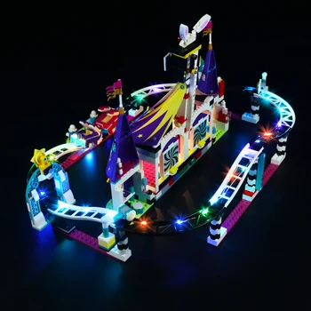 Lumina Led-uri Compatibil pentru LEGO 41685 Magic parcuri de Distracții Rollercoaster Kit de Lumina Jucării Doar Pentru Cadouri de Crăciun Lumina Nu Blocuri