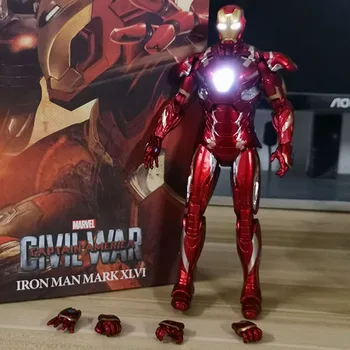 Noi Marvel Ironman MK50 Avengers Infinity War figura Articulat Figurine Jucarii pentru Craciun, Cadou de Ziua de nastere