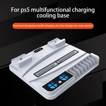 Pentru PS5 Multi-funcția de Controler de Joc de Răcire de Bază Gamepad Dual-Joc gratuit Discului de Stație de Încărcare Pentru PS5 CD-ROM/Digital