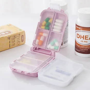 Portabil Cutie Paie De Grâu Medicina Cutie Container De Îngrijire A Sănătății De Droguri Organizator De Călătorie Pastila Mica Cutie Sigilat Tablete Container