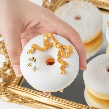 Simulare De Alimentare Tort Nunta Model Donut Desert Scena Aspect Fereastră Decor Recuzita De Fotografiere