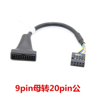 USB 3.0 20 Pini Placa de baza Antet La Usb 2.0 9 Pini Adaptor Convertor Cablu
