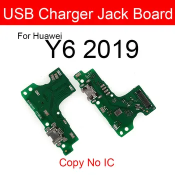 USB de încărcare Jack de Bord Port Cablu Flex Pentru Huawei Y6 Y7 Y9 Pro Prim 2017 2018 2019 USB Încărcător Conector Dock Bord Piese