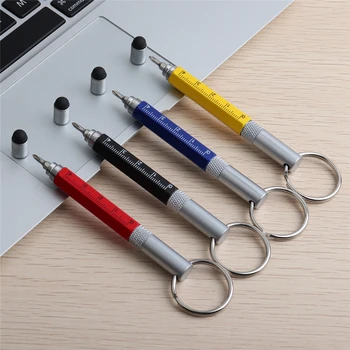 1/20/BUC/LOT NOU Multifuncțional pen Mini, de Buzunar, Metal Pix Rotativ Mic Portabil Ulei Instrument Pen Pix Breloc
