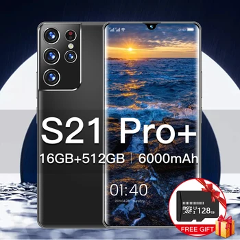 2021 Noi 5G Galaxy S21 Pro+ SmartPhone 16+512GB Suport Android 11.0 Sistemul Google Facebook Pentru Samsung Galaxy S21 Vivo Telefon