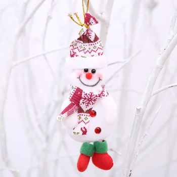 4buc Ornamente de Crăciun Diy Anul Nou Cadou de Crăciun Moș Crăciun, om de Zăpadă Copac Pandantiv Papusa Stea Decoratiuni pentru Casa Noel Natal
