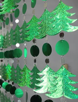 5m decorare pom de Crăciun paiete petrecere picătură ornamente festive consumabile DIY pentru decorarea perdele