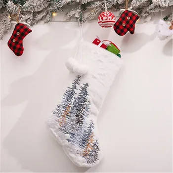 Anul nou, Crăciun Sac Cadou de Crăciun Candy Bag Noel Decoratiuni de Craciun pentru Casa 2022 Navidad Ciorap Pomul de Crăciun Decor