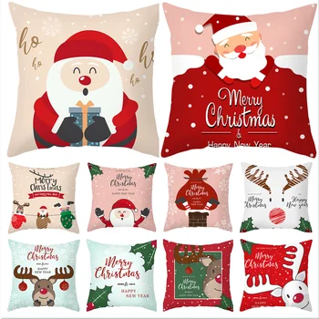 Crăciun fericit Decoratiuni pentru Casa 45cm Crăciun Pernele de Acoperire Crăciun Canapea Decor 2021 Anul Nou 2022 Navidad 2021 Cadou Noel