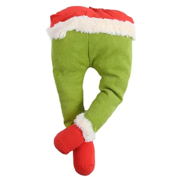 Decoratiuni De Craciun Hoț A Furat De Pluș Picior Pomul De Crăciun Jucării, Ornamente Moș Crăciun Elf Picior Decor De Crăciun Pentru Acasă