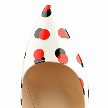Difuzare 2022Spring și de Vară pentru Femei Pantofi de Piele de Brevet de Modă Polka-dot Subliniat Stiletto cu toc Femei Singure Pantofi