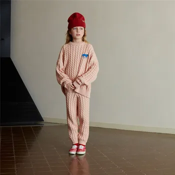 EnkeliBB Weekendhouse Copil Haine De Moda Vrac Tip Jumperi Design De Brand Băiat Fată Tricot Topuri Pantaloni Copii Pulover De Iarna