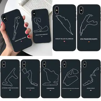 F1 Race Circuite Telefon Caz Pentru iPhone 12 Mini 11 Pro XS Max X XR 7 8 Plus