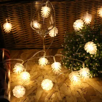 FENGRISE Șir LED Lumina feerica de Craciun Pentru Casa Ghirlanda de Lumina Pomul de Crăciun Decor 2021 Navidad Ornament Cadou de Crăciun