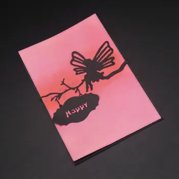 Flower Fairy Scrisoare Fluture Metal Tăiere Moare Șabloane DIY Scrapbooking Album Foto Decorative Relief Ambarcațiuni Șablon
