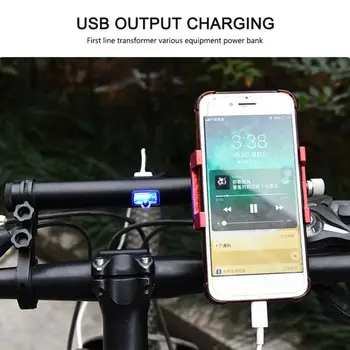 Ghidon bicicleta Extender de Încărcare USB Power Bank Biciclete Lampa Lanterna Suport Clemă Suport Extensie Suport Rack Rafturi Biciclete