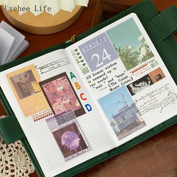 Lychee Viața 50Pcs Vise Dulci Junk Jurnalul Planificator de Scrapbooking Vintage Decorative DIY Meșteșug Hârtie