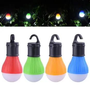 Mini Portabil de Iluminat Felinar Cort de Lumină LED-uri Bec Lampă de Urgență Impermeabil Cârlig Agățat Lanterna Camping Lumina Folosi