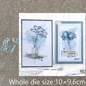 Noul Design Craft din Metal stencil mucegai Moare de Tăiere de flori, frunze decor album mor reduceri Album Carte de Hârtie Ambarcațiuni Relief