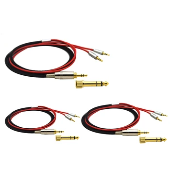 Pentru Hifiman HE400S A-400I HE560 V2 Înlocuire Cablu pentru Căști de 3,5 mm tata 6.35 mm la 2 x 2.5 mm de sex Masculin Audio HIFI Cablu