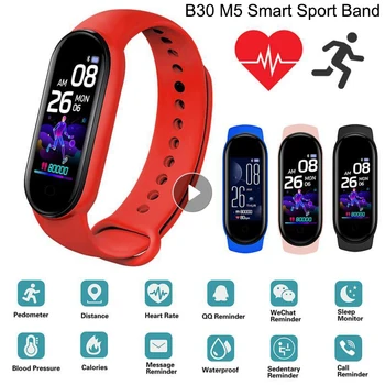 Smart Watch Sport Tracker De Fitness Pedometru Heart Rate Monitor De Presiune Sanguina M5 B30 Band Brățară Inteligent Pentru Sport Barbati Femeie