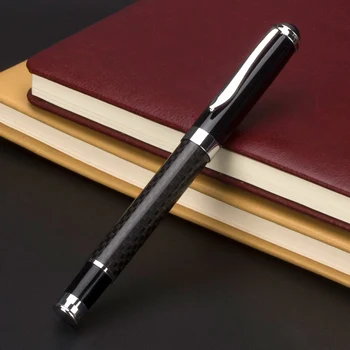 Stilou de lux din fibra de carbon pen material escolar se ocupe de scris gel Roller Pix de Lux Pix Pentru scoala de Afaceri
