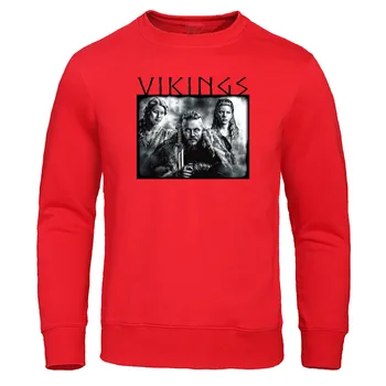 Vikingii Ragnar Lothbrok Lagertha Hanorace Barbati Hip Hop Tricoul Harajuku Casual Streetwear Mens Pulover Imprimare Toamnă Caldă Hoody