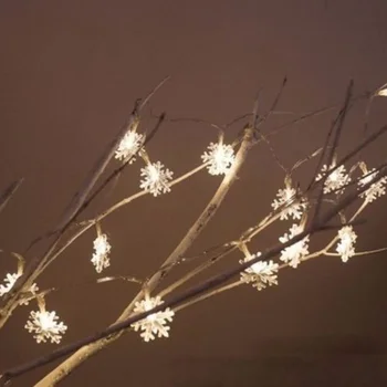 Zăpadă felinar șir de LED-uri mici lumini colorate lumini stele baterie cutie de lumini flash Crăciun de Vacanță Ins lumini decorative